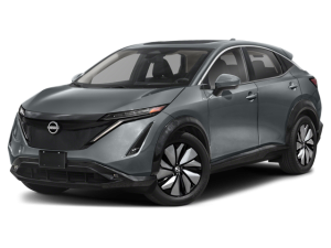 Front left angle of a gray 2024 Nissan ARIYA | Vancouver, WA