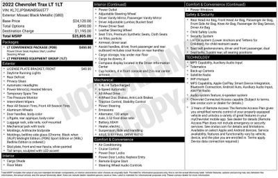 2022 Chevrolet Trax LT