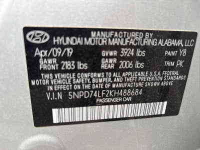 2019 Hyundai Elantra SE