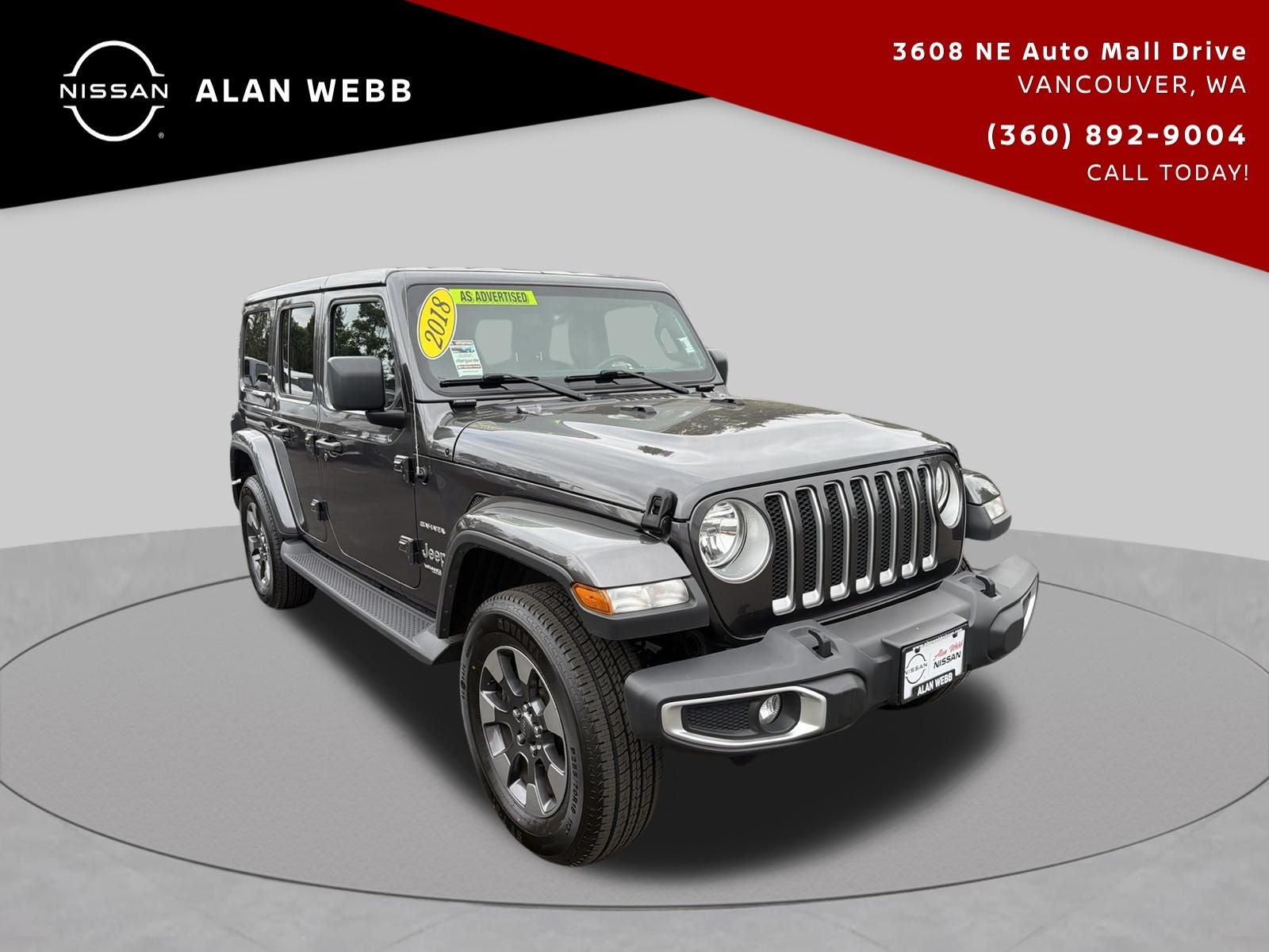 2018 Jeep Wrangler Unlimited Sahara