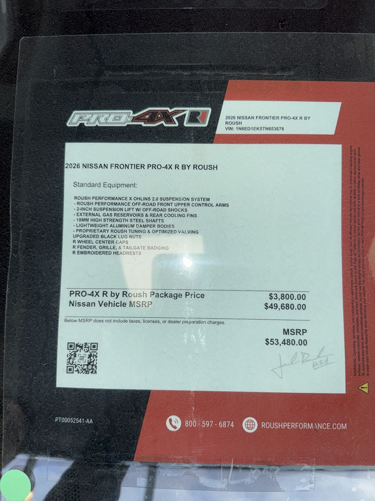 2026 Nissan Frontier PRO-4X Roush Package
