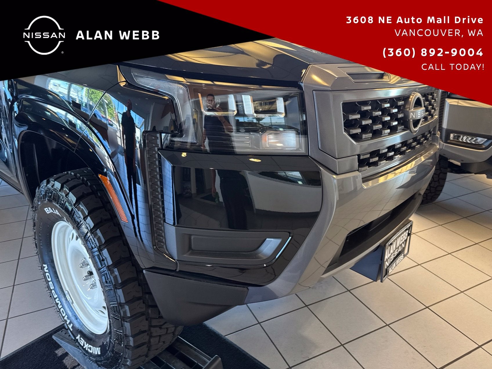 2026 Nissan Frontier SV 2.5 LIFT RETRO WHEELS GRAPHICS RACK KC LIGHTS