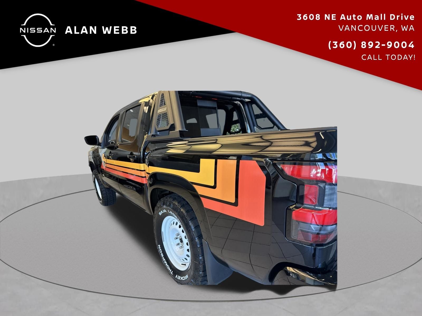 2026 Nissan Frontier SV 2.5 LIFT RETRO WHEELS GRAPHICS RACK KC LIGHTS