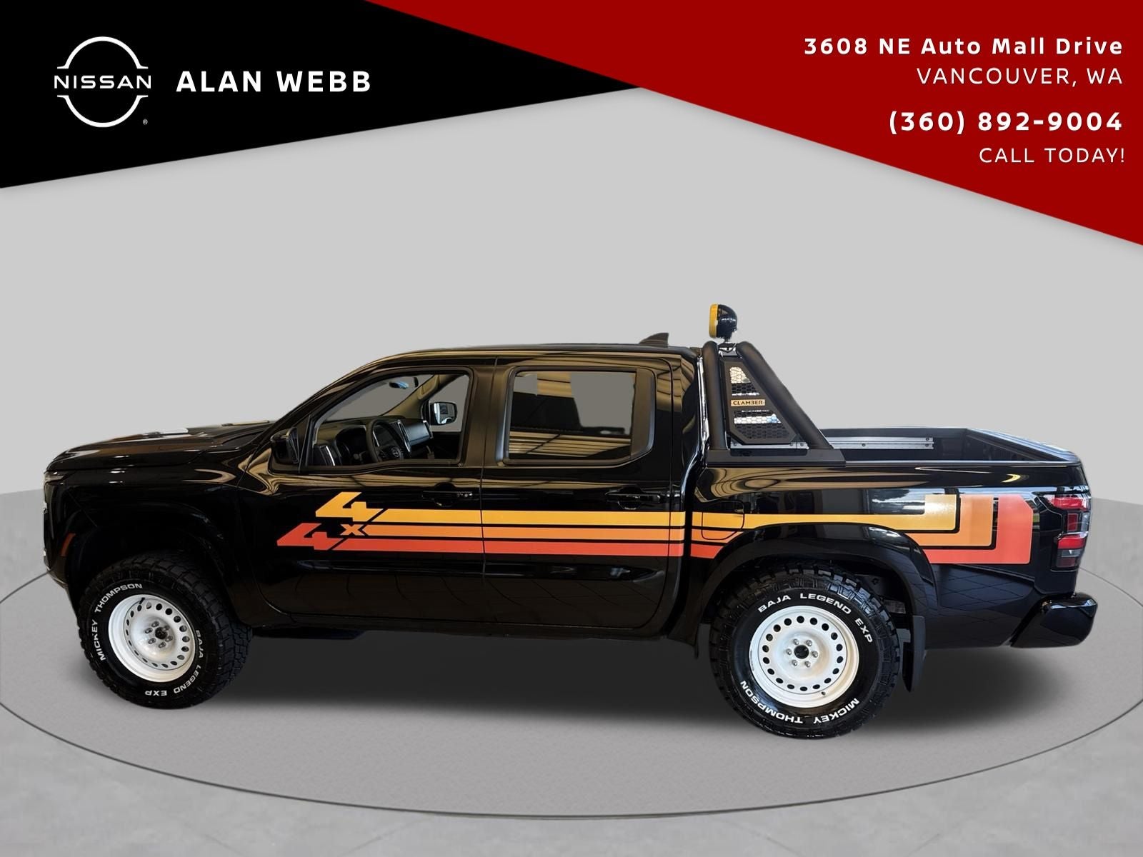 2026 Nissan Frontier SV 2.5 LIFT RETRO WHEELS GRAPHICS RACK KC LIGHTS