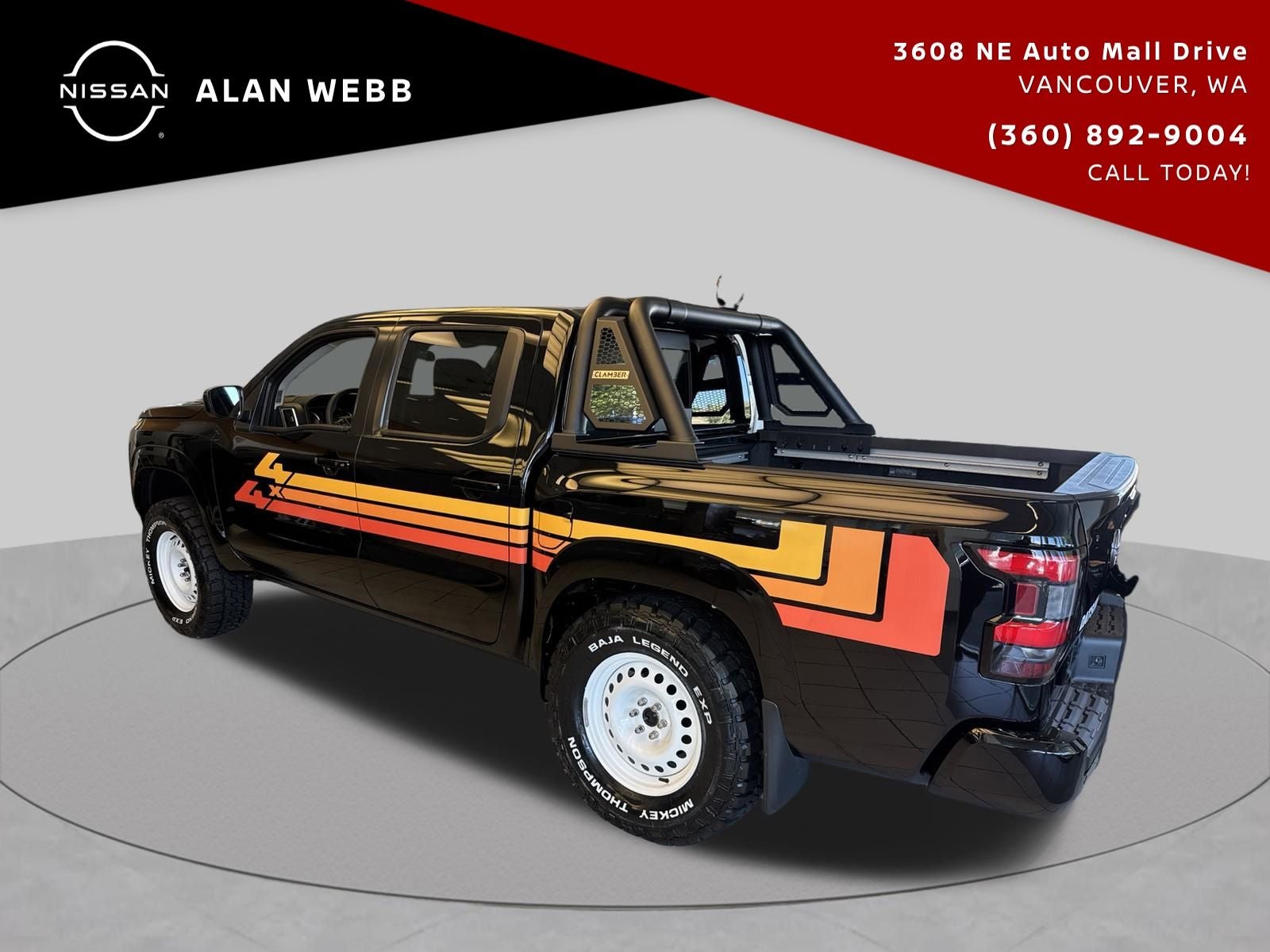 2026 Nissan Frontier SV 2.5 LIFT RETRO WHEELS GRAPHICS RACK KC LIGHTS