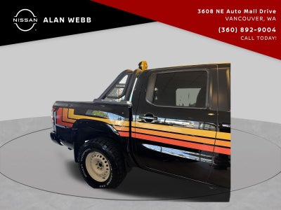 2026 Nissan Frontier SV 2.5 LIFT RETRO WHEELS GRAPHICS RACK KC LIGHTS