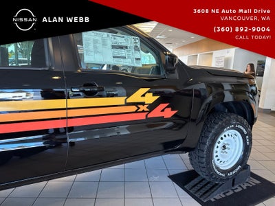 2026 Nissan Frontier SV 2.5 LIFT RETRO WHEELS GRAPHICS RACK KC LIGHTS