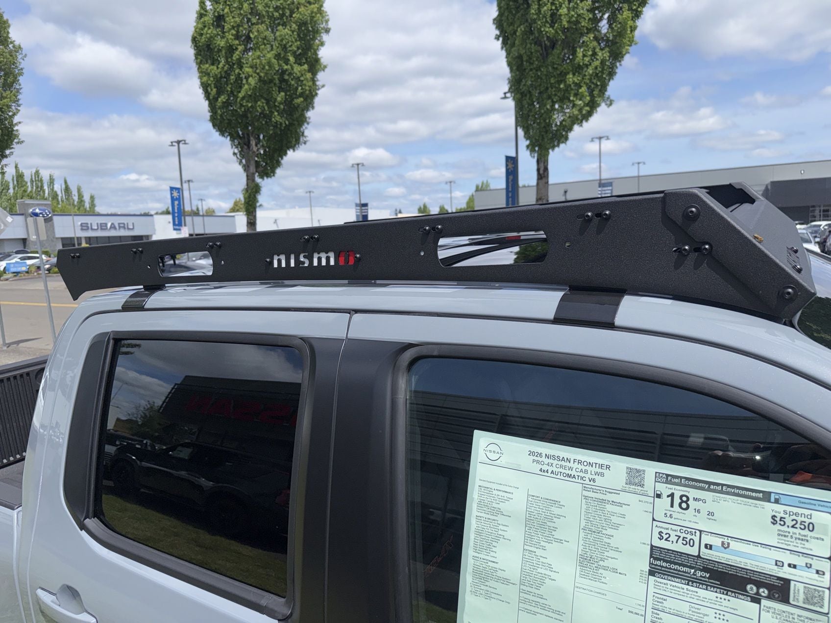 2026 Nissan Frontier PRO-4X 2.3" LIFT NISMO RACK 17 TIRES