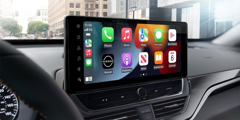 infotainment system of the 2024 nissan altima