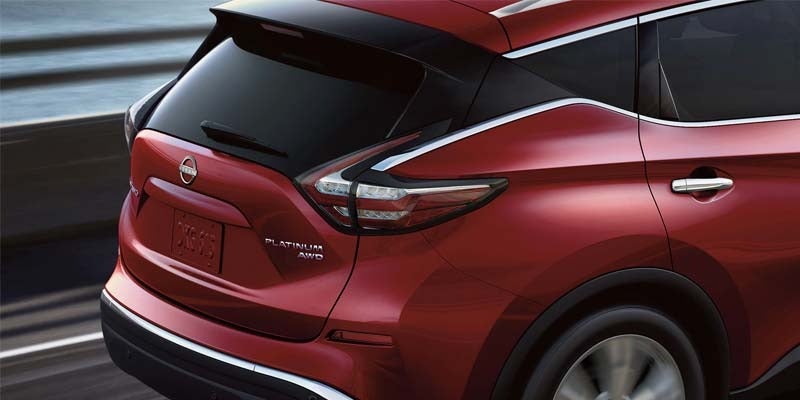 rear right angle of the 2024 nissan murano truck